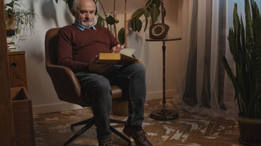 Fauteuil releveur dans un salon